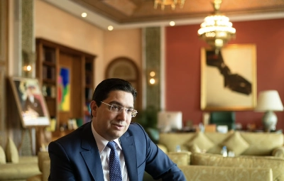 Nasser Bourita, ministre des Affaires étrangères, de la Coopération africaine et des Marocains résidant à l'étrange.