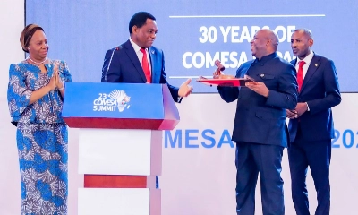 Exemption du visa de court séjour pour les ressortissants des pays membres de la COMESA par le président du Burundi, Evariste Ndayishimiye, lors du 23ème sommet du COMESA, le 31 octobre 2024