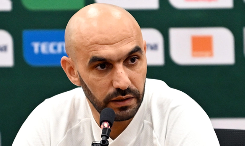 Walid Regragui, le sélectionneur national,