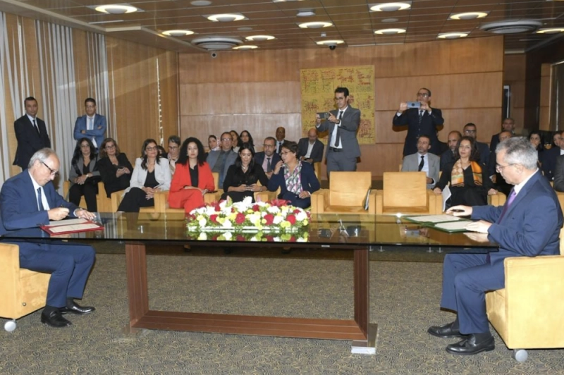 Cérémonie de signature du partenariat entre la Fondation Al Mada et ministère de l'Éducation Nationale, du Préscolaire et des Sports