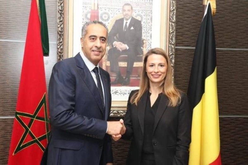 Abdellatif Hammouchi recevant Francisca Bostyn