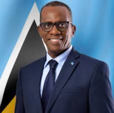 Philip Joseph Pierre, Premier ministre de Sainte-Lucie.