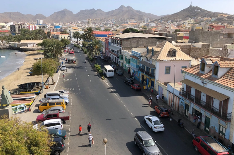 La ville de Praia, capitale du Cap-Vert