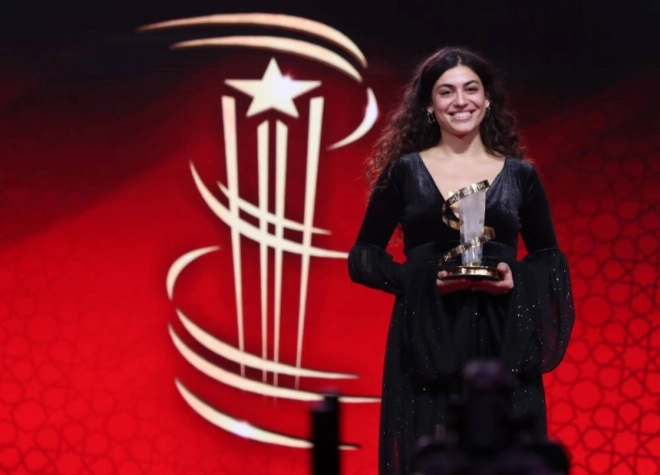 Le Prix d’interprétation féminine a été remporté par Manar Shehab. PH: Khalid Chouri