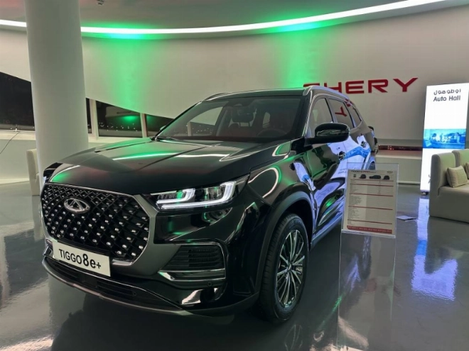 Nouveau Cherry Tiggo 8e au Showroom d'Autohall Tanger.