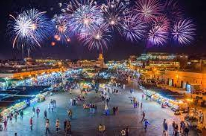 Marrakech, affluence touristique record.