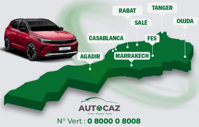Autocaz s'implante dans 5 nouvelles villes du Royaume.