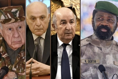 Chengriha, Attaf, Tebboune et le président de transition malienne le colonel Assimi Goïta
