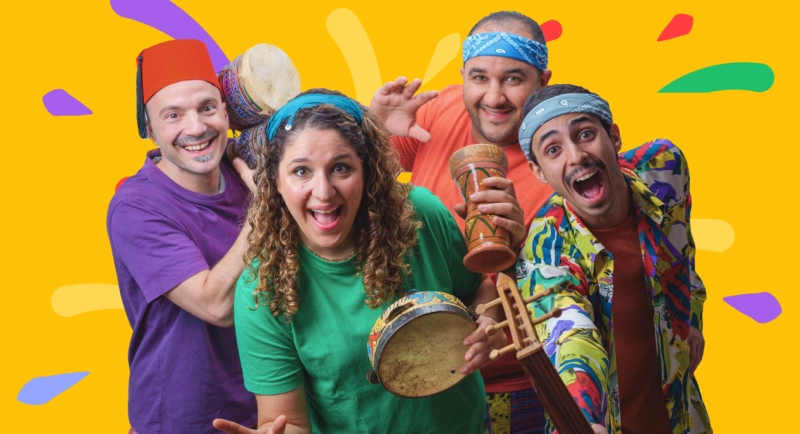 Le groupe marocain Crescendo N'The Kasbah Groove Machine (CnKGM).