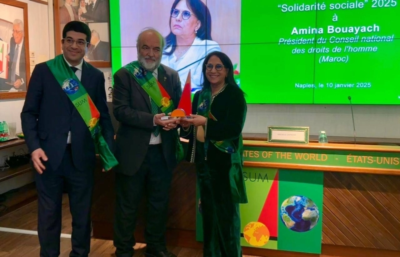 Ammina Bouayach est désormais ambassadrice de la Fondation États-Unis du Monde