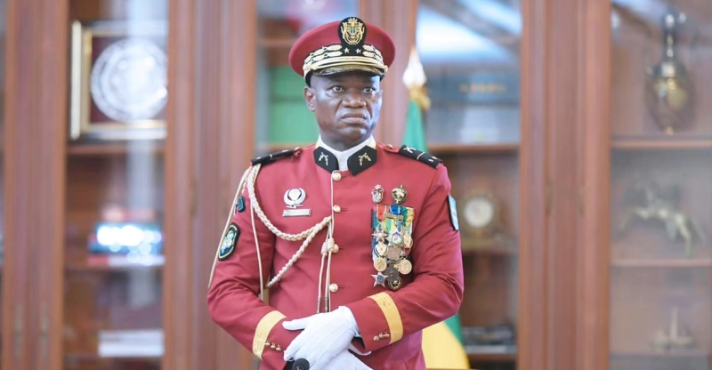 Le président de la Transition, le Général Brice Oligui Nguema