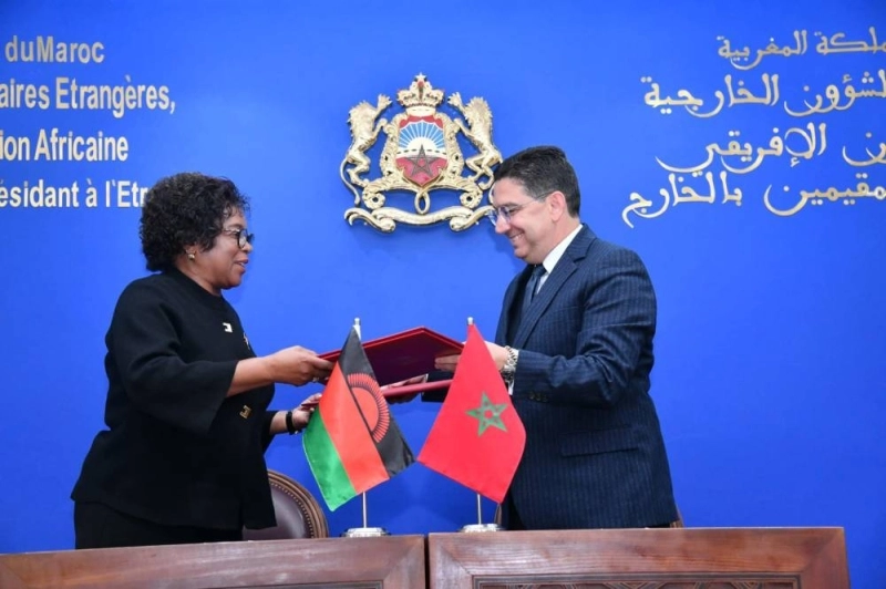 Nasser Bourita et Nancy Tembo