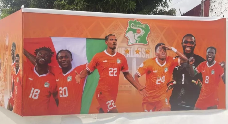 Un Centre technique national de football de la Côte d'Ivoire avec en affiche les Éléphants vainqueurs de la CAN 2024