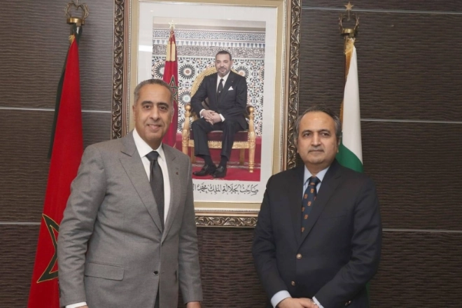 Abdellatif Hammouchi et Salman Chaudhry