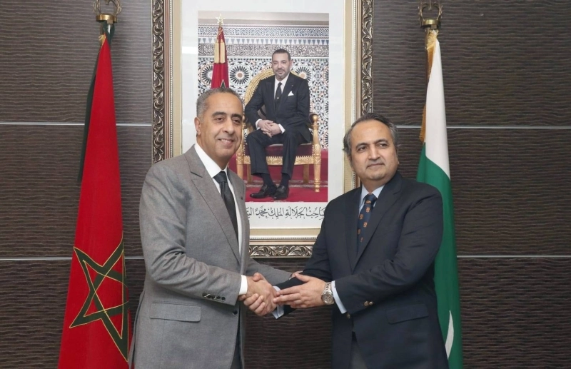 Abdellatif Hammouchi recevant Salman Chaudhry