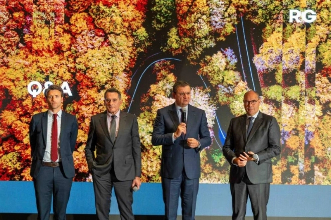 Le top management de Renault Group présentant le Bilan 2024 lors de la conférence de presse mardi 21 janvier à Casablanca.