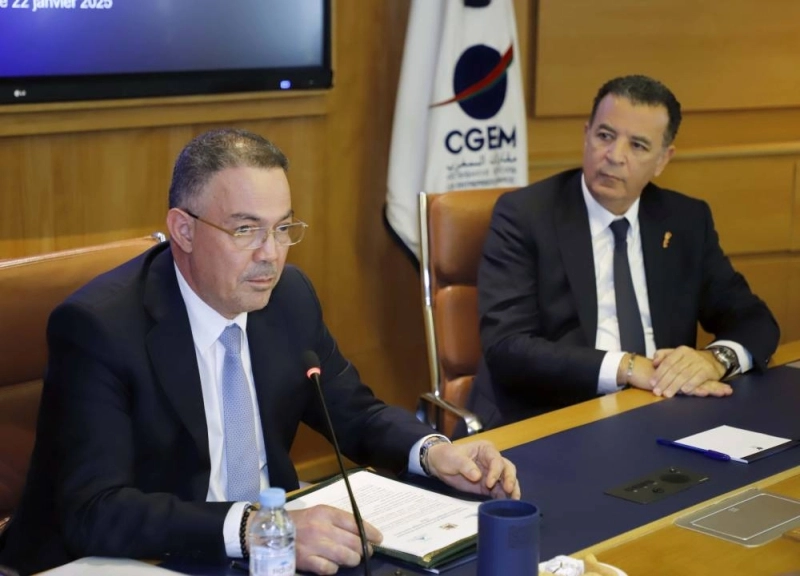 Fouzi Lekjaa, ministre délégué chargé du Budget et Chakib Alj, président de la CGEM.