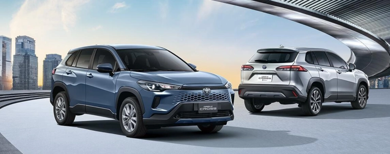 Nouveau Corolla X SUV hybride 2025.