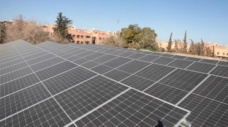 Un lycée de Marrakech alimenté en solaire grâce à la Fondation Banque Populaire.