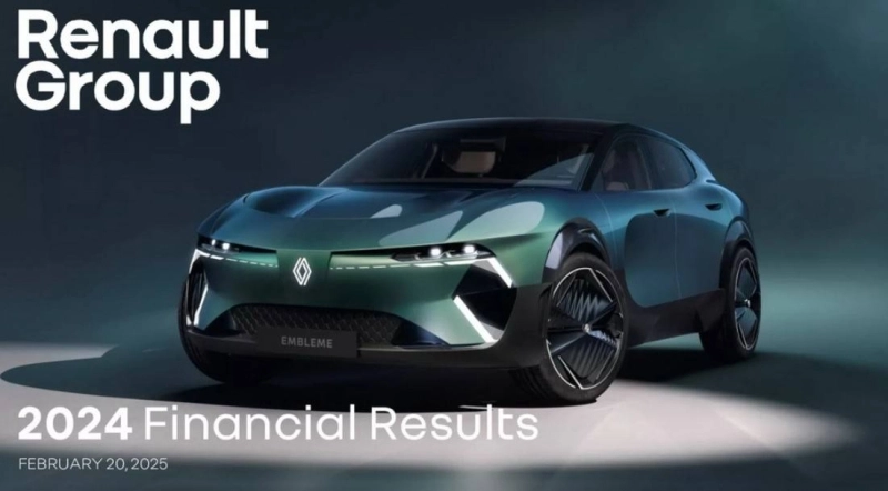Le chiffre d’affaires du groupe Renault a atteint 56,2 milliards d’euros en 2024.