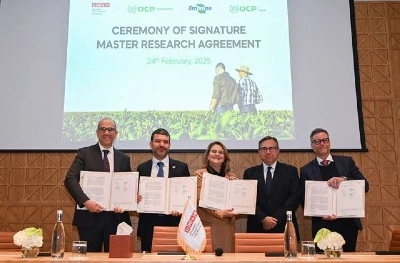 UM6P, OCP et Embrapa unissent leurs forces pour une agriculture durable.