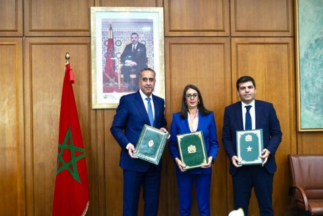 Abdellatif Hammouchi, Nadia Fettah et Abderrahman Lamtouni