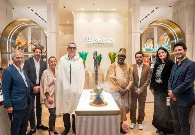 Soirée d'inauguration à Dubai Mall pour la présentatioon du brûle encens signé Hicham Lahlou et Cheick Diallo.