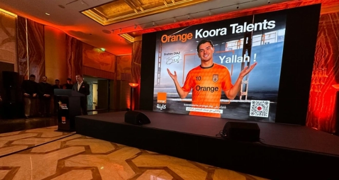 Noël château, Chief consumer officer Orange Maroc, lors du lancement de Orange Koora Talents à Casablanca.