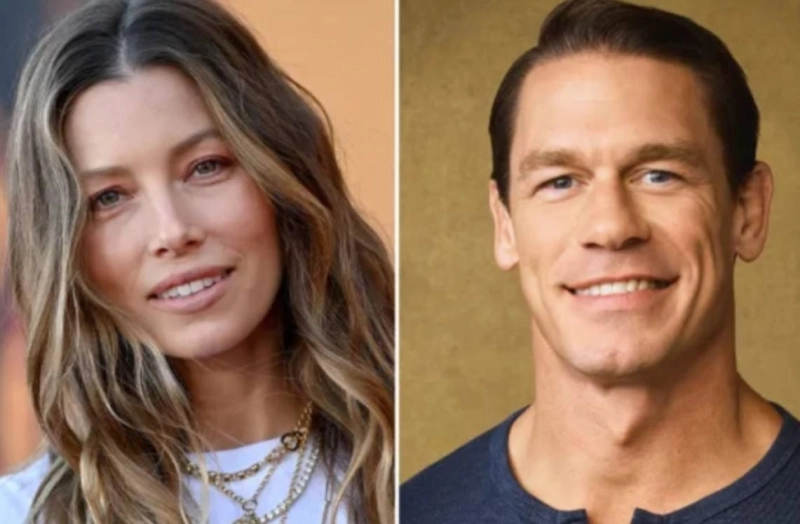 John Cena et Jessica Biel.