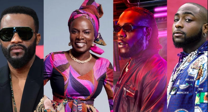 Fally Ipupa, Angélique Kidjo, Burna Boy et Davido