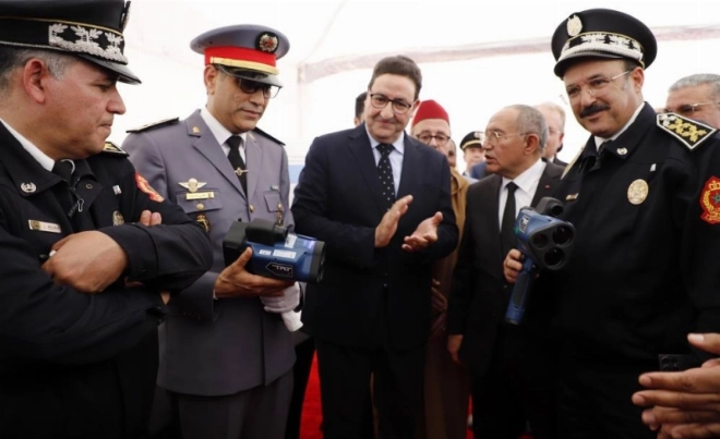 Le ministre du Transport et de la Logistique, Abdessamad Kayouh, lors de l'inauguration du Centre interactif de sécurité routière à Témara.