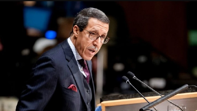 L’Ambassadeur représentant permanent du Maroc auprès de l’ONU, Omar Hilale