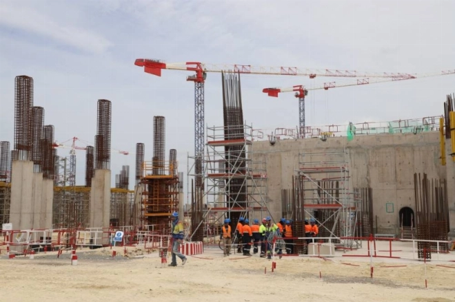 Les premières structures du futur complexe chimique de Mzinda prennent forme au cœur de la province de Youssoufia.