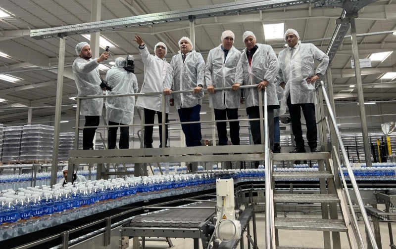 Une vue de la visite inaugurale