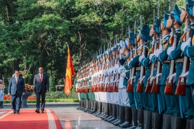 Le Premier ministre Abiy Ahmed lors de sa visite au Viêtnam