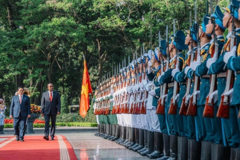 Le Premier ministre Abiy Ahmed lors de sa visite au Viêtnam