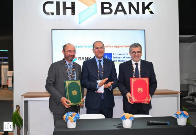 A Gitex Africa, l’université internationale de Rabat (UIR) a signé un nouveau partenariats avec CIH Bank.