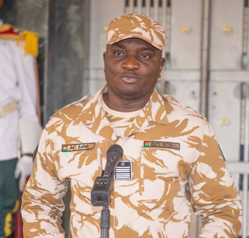 Le ministre de la Sécurité, Mahamadou Sana.