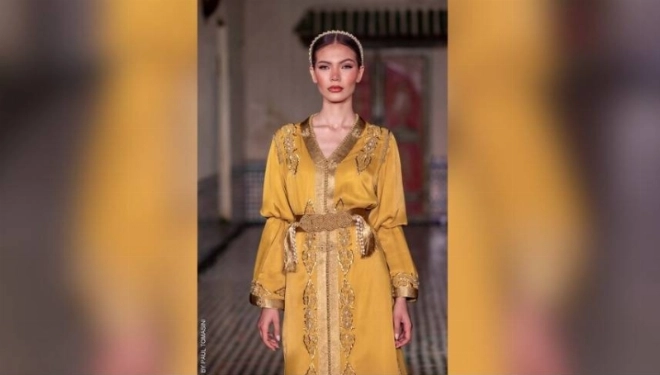 Wafaa Idrissi- Musée d'art culinaire Marrakech- Maroc Fashion Week.