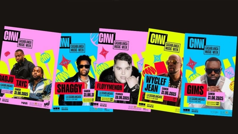 Shaggy, Wyclef Jean, Gims, Dadju, Tayc, FloyyMenor & En Vogue se produiront du 20 au 29 juin 2025 à La Casablancaise.