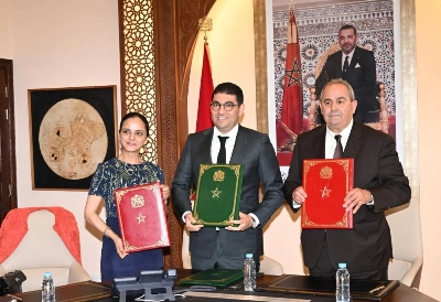 Mohamed Mehdi Bensaid, Azzedine Midaoui et Loubna Atricha.