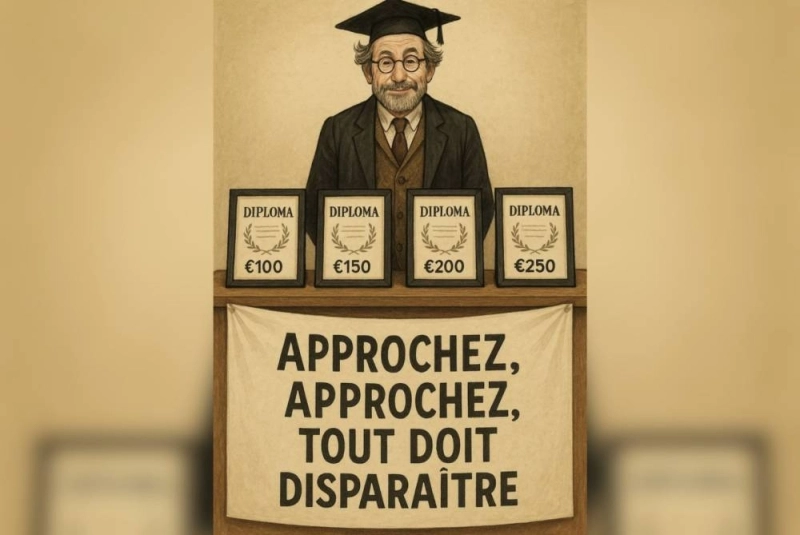 Le marché aux diplômes rapporte beaucoup