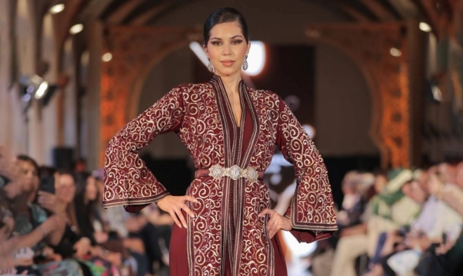 Les caftans de la styliste Samira Haddouchi ont ébloui le public à Prague.