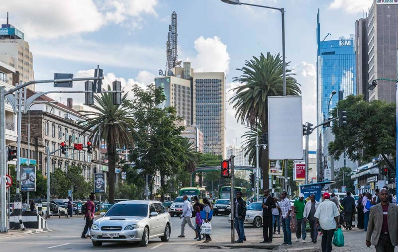 Nairobi, capitale du Kenya.