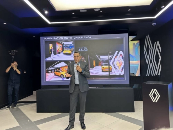 Mohammed Bennani DG de la marque Renault au Maroc- Conférence de presse du lancement de la gamme E-tech au Maroc.