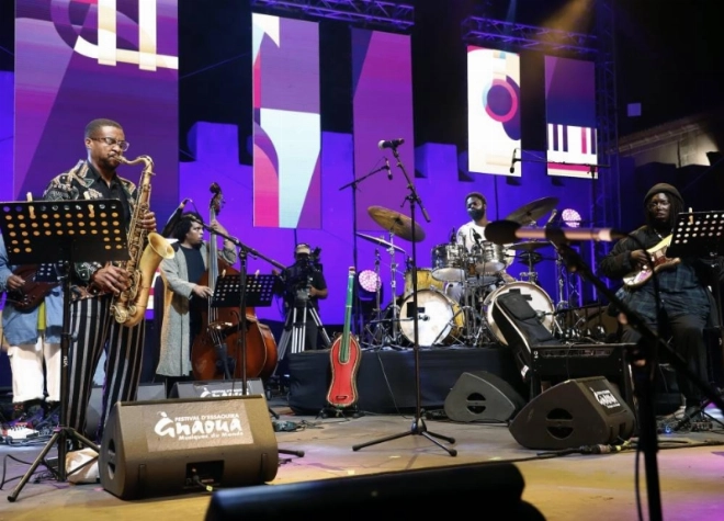 L'américain Marcus Gilmore en ouverture de la 26e édition du Festival Gnaoua d'Essaouira.