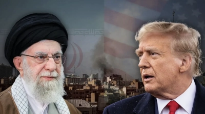 De gauche à droite : l'ayatollah iranien Ali Khamenei et le président américain Donald Trump, avec leurs drapeaux respectifs et leurs tirs de missiles en arrière-plan.
(Crédit photo : emarto (Getty Images), Kaboompics.com (Pexels), ILLUSTRATION, Shutterstock/lev radin, Wikimedia Commons, Hamid Amlashi/WANA (West Asia News Agency) via REUTERS, e)