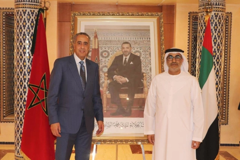 Abdellatif Hammouchi recevant Ali Obaid Al-Dhaheri