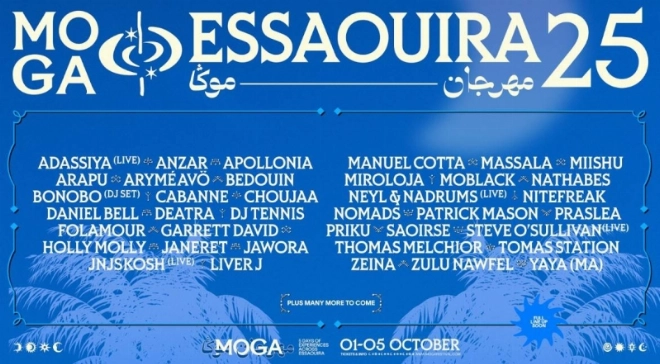 MOGA Essaouira 2025 dévoile son Line up.