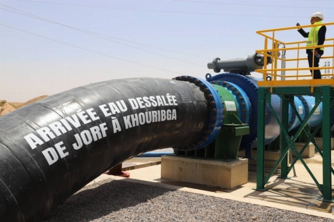 le groupe OCP a lancé un projet structurant visant à relier la ville de Jorf Lasfar et le bassin minier de Khouribga par un pipeline destiné au transport d’eau dessalée.